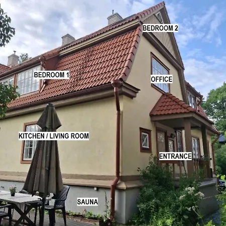 Villu Kalamaja - 4 Level With Sauna & Terrace Apartamento Tallin